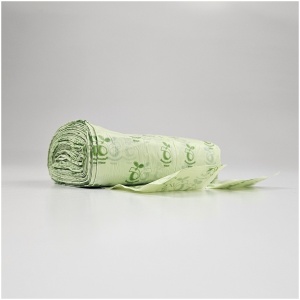 Biologisch Afbreekbare Afvalzakken | Handvat | 100 Zakken | 10 Liter | BIO | 40x55 cm - Composteerbare Afvalzakjes 10 Liter, GFT Zakjes 10 Liter, Biologsiche zakjes