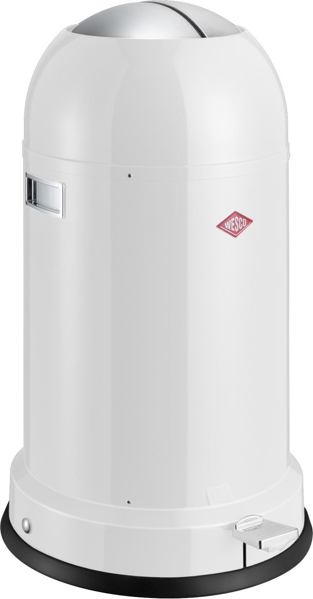 Wesco Kickmaster Classic Line Soft Pedaalemmer - 33 liter - Wit