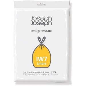 Afvalzak, IW7, Transparant, 20 L, 20 Stuks - Joseph Joseph | Intelligent Waste