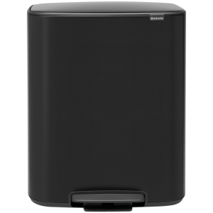 Brabantia Bo Pedal Bin 60 Liter Matt Black