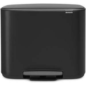 Brabantia Bo Prullenbak - 11 + 23 liter - Afvalscheiding - Matt Black