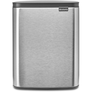 Brabantia Bo Prullenbak - 12 liter - Matt Steel Fingerprint Proof