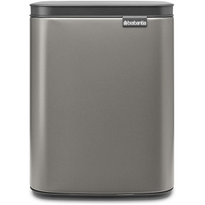 Brabantia Bo Prullenbak - 7 liter - Platinum