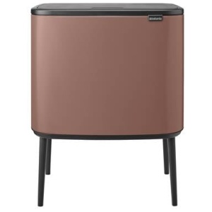Brabantia Bo Touch Bin Afvalemmer 11 + 23 Liter - Satin Taupe