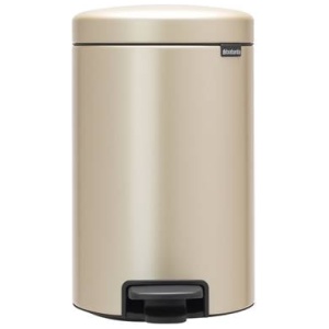 Brabantia NewIcon Pedaalemmer 12 L - Metallic Gold