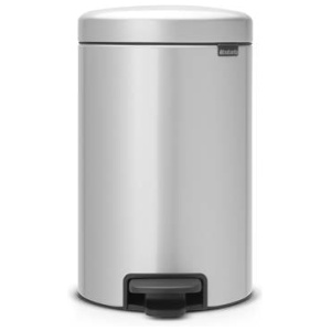 Brabantia NewIcon Pedaalemmer 12 L - Metallic Grey
