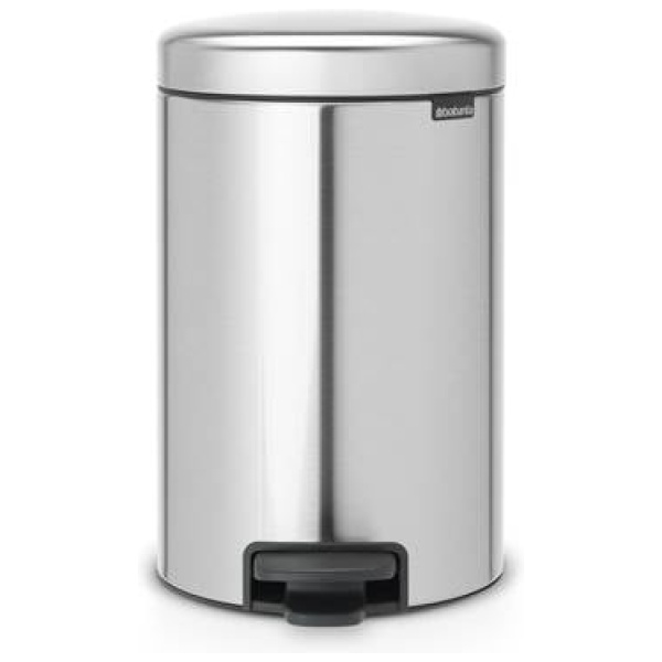 Brabantia NewIcon Pedaalemmer 12 L Vingerafdrukvrij - Matt Steel