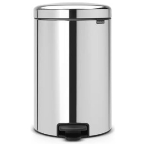 Brabantia NewIcon Pedaalemmer 20 L - Brilliant Steel