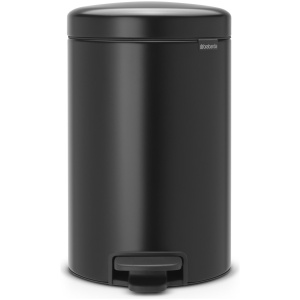 Brabantia NewIcon Prullenbak - 12 liter - Matt Black
