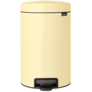 Brabantia NewIcon Prullenbak - 12 liter - Mellow Yellow