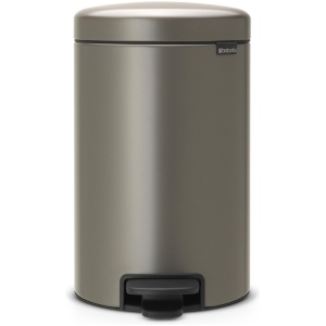 Brabantia NewIcon Prullenbak - 12 liter - Platinum