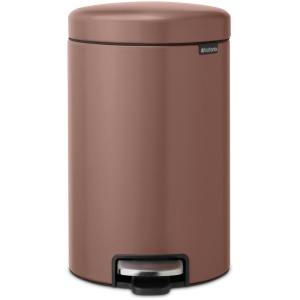 Brabantia NewIcon Prullenbak - 12 liter - Satin Taupe