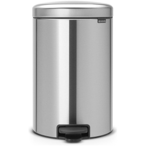 Brabantia NewIcon Prullenbak - 20 liter - Matt Steel
