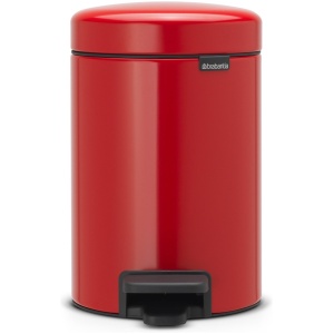 Brabantia NewIcon Prullenbak - 3 liter - Passion Red