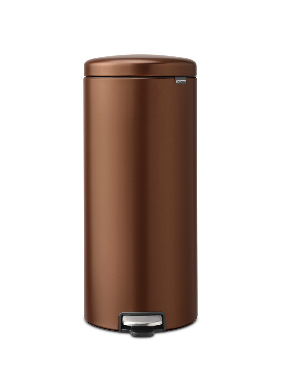 Brabantia NewIcon Prullenbak - 30 liter - Warm Bronze