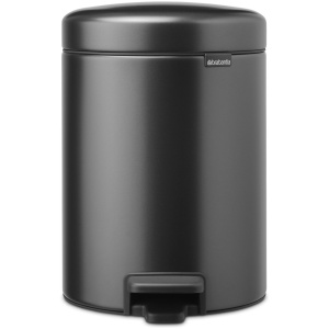 Brabantia NewIcon Prullenbak - 5 liter - Confident Grey
