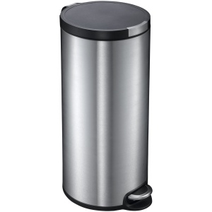 EKO - Artistic pedaalemmer 30 liter - Stainless steel Plastic - mat RVS - Prullenbak