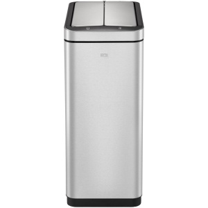 EKO - DeLuxe Phantom Sensor Bin 30 liter - Stainless steel Polypropylene - mat RVS - Prullenbak