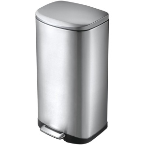 EKO - Della pedaalemmer 35 liter - Stainless steel Plastic - mat RVS - Prullenbak
