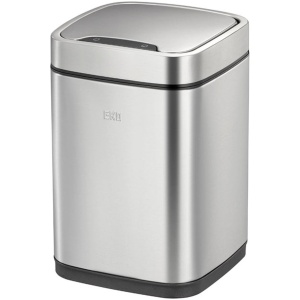 EKO - EcoSmart Sensor Bin 6 liter - Stainless steel - mat RVS - Prullenbak