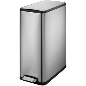EKO - Ecoslim pedaalemmer 45 liter - Stainless steel Plastic - mat RVS - Prullenbak