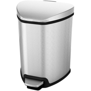 EKO - Grace pedaalemmer 5 liter - Stainless steel Plastic - mat RVS - Prullenbak