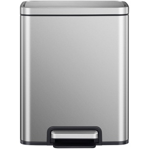 EKO - Madison pedaalemmer 12 liter - Stainless Steel Plastic - Misty mat RVS - Prullenbak