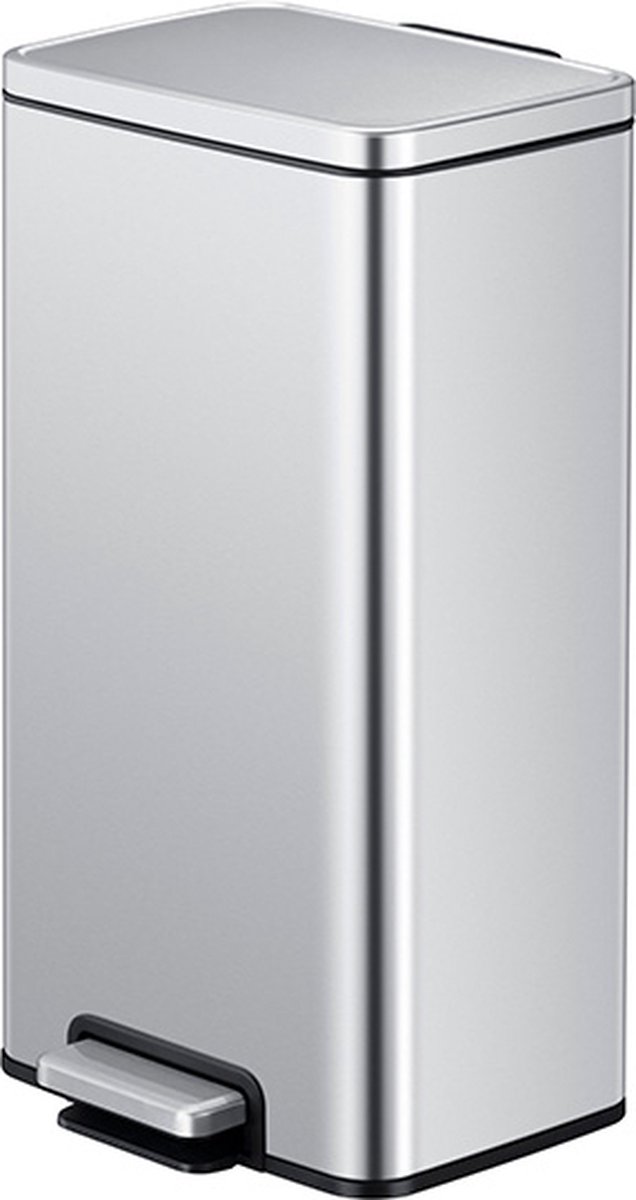 EKO - Madison pedaalemmer 30 liter - Stainless Steel Plastic - Misty mat RVS - Prullenbak