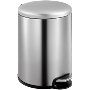 EKO - Maggey pedaalemmer 12 liter - Stainless steel Polypropyleen - mat RVS - Prullenbak