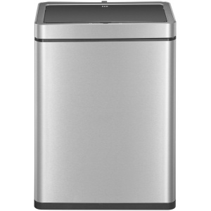 EKO - Mirage Plus Sensor Recycler 30+30 liter - Stainless steel Plastic - mat RVS - Prullenbak