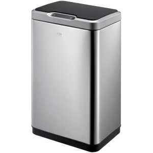 EKO - Mirage Sensor Bin 30 liter - Stainless steel Plastic - mat RVS, zwart - Prullenbak