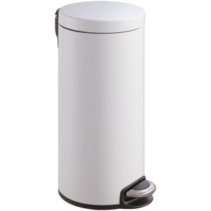 EKO - Serene pedaalemmer 30 liter - Stainless steel Plastic - wit - Prullenbak