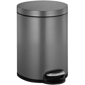 EKO - Serene pedaalemmer 5 liter - Steel Plastic - platinum - Prullenbak