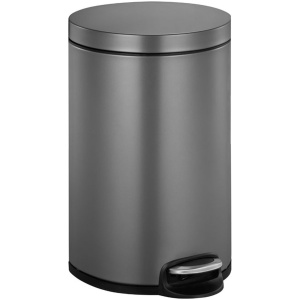 EKO - Serene pedaalemmer 8 liter - Steel Plastic - platinum - Prullenbak