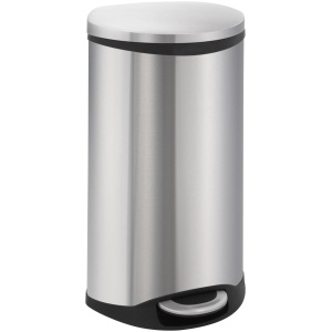 EKO - Shell Bin pedaalemmer 30 liter - Stainless steel Plastic - mat RVS - Prullenbak