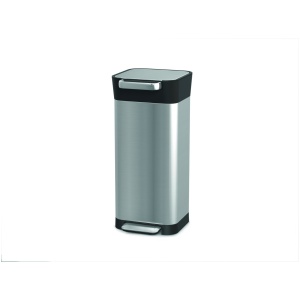 Joseph Joseph Intelligent Waste Prullenbak Titan Slim - RVS - 20 L - Zilver