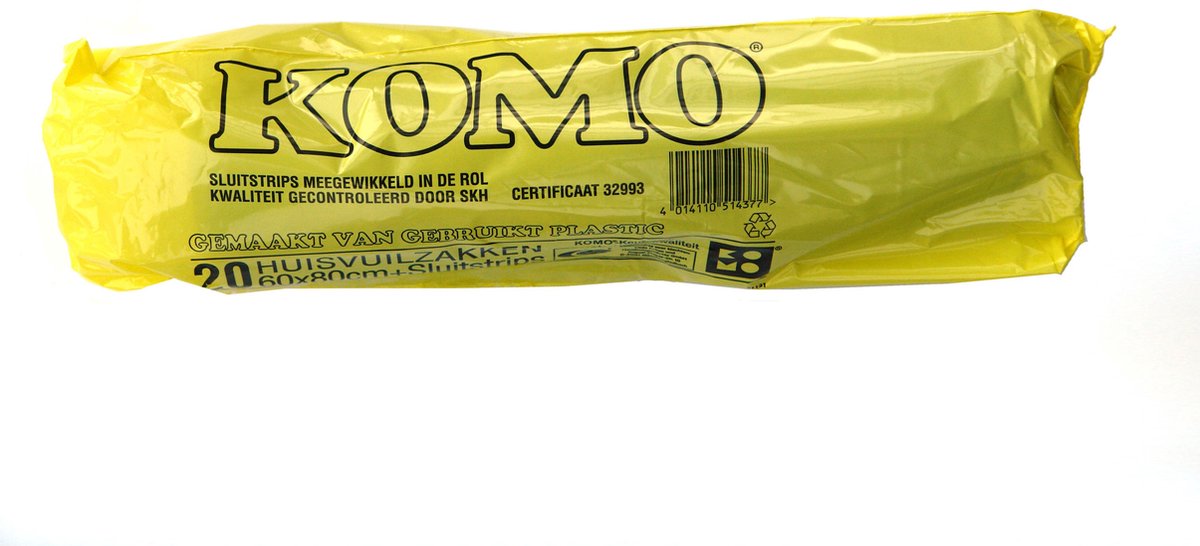 KOMO Afvalzakken - 60 l - 20 stuks