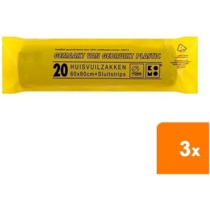 Komo - Huisvuilniszakken 60L - 3x 20 stuks