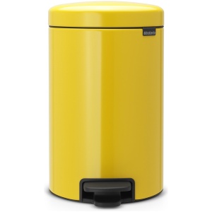 Pedaalemmer 12 liter 'newIcon' met kunststof binnenemmer, Daisy Yellow