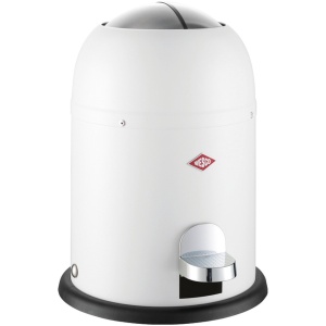 Pedaalemmer - Mini Master - Wit Mat- Wesco - afvalvolume 6 L