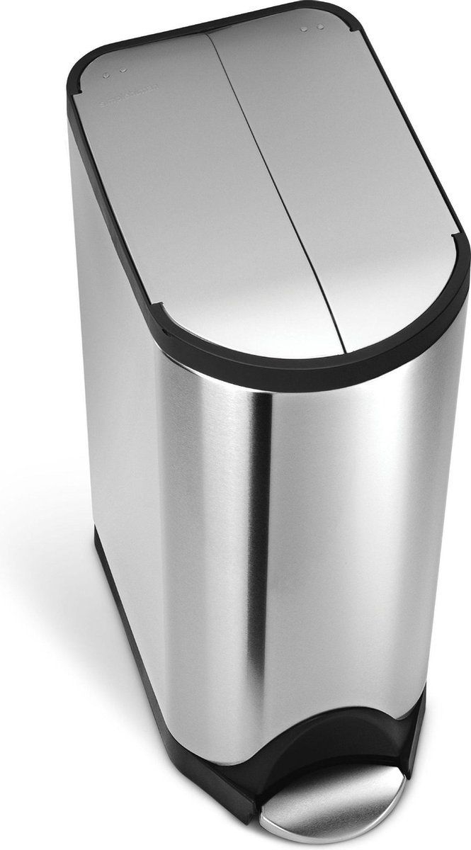 Simplehuman Butterfly Deluxe Prullenbak - 30 l - RVS