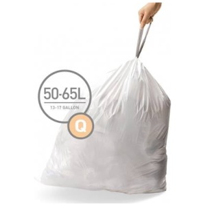 Simplehuman Code Q Afvalzakken 50-65 Liter - 20 zakken