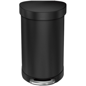 Simplehuman Prullenbak Liner Pocket Half Rond 45 liter Zwart