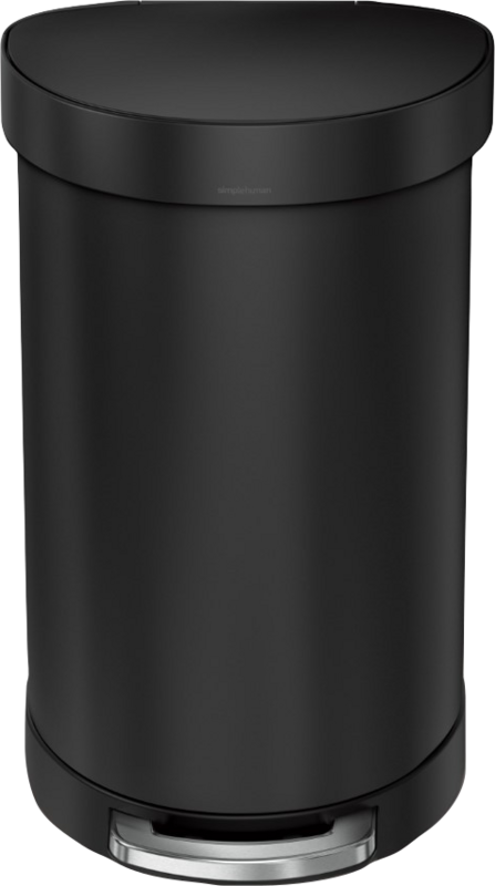 Simplehuman Prullenbak Liner Pocket Half Rond 45 liter Zwart
