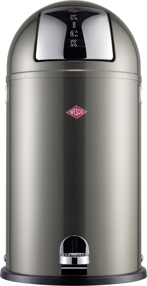Wesco Kickboy Prullenbak - 40 l - Grafiet