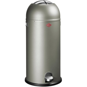 Wesco Kickmaster Maxi Pedaalemmer - 40 liter - Nieuw zilver