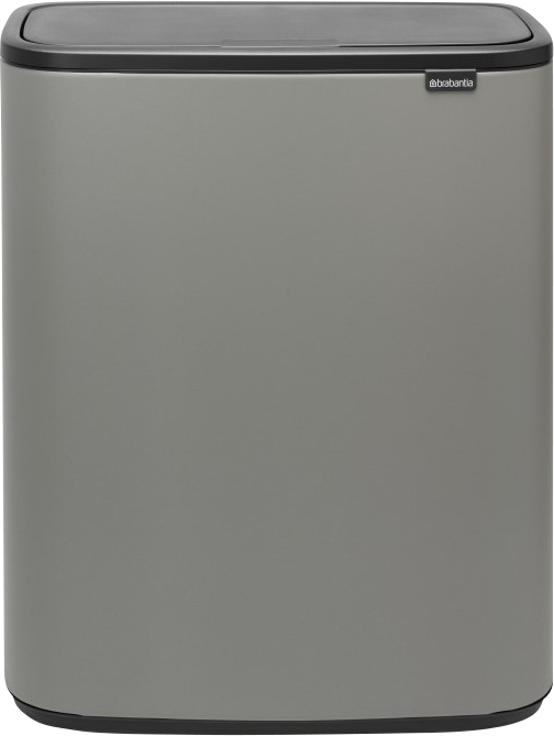 Brabantia Bo Touch Bin 2 x 30 Liter Mineral Concrete Grey