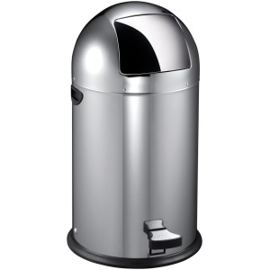 EKO - Kickcan 33 liter - Stainless steel - mat RVS - Prullenbak