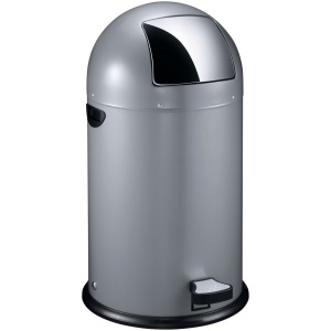 EKO - Kickcan 33 liter - Steel - lichtgrijs - Prullenbak