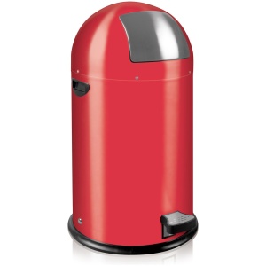 EKO - Kickcan 33 liter - Steel - rood - Prullenbak
